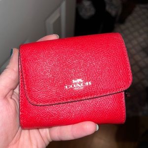 Coach Wallet - Red - EUC